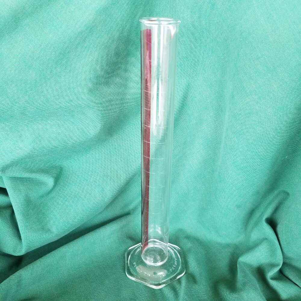 Vintage PYREX Single Metric Scale Red Cylinder - Picture 11 of 13